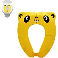 Los mejores  - Pejoye Reductor WC Plegable- Asiento Inodoro Niños Material PP con 4 Almohadillas de Silicona Antideslizantes y 1 Bolsa…